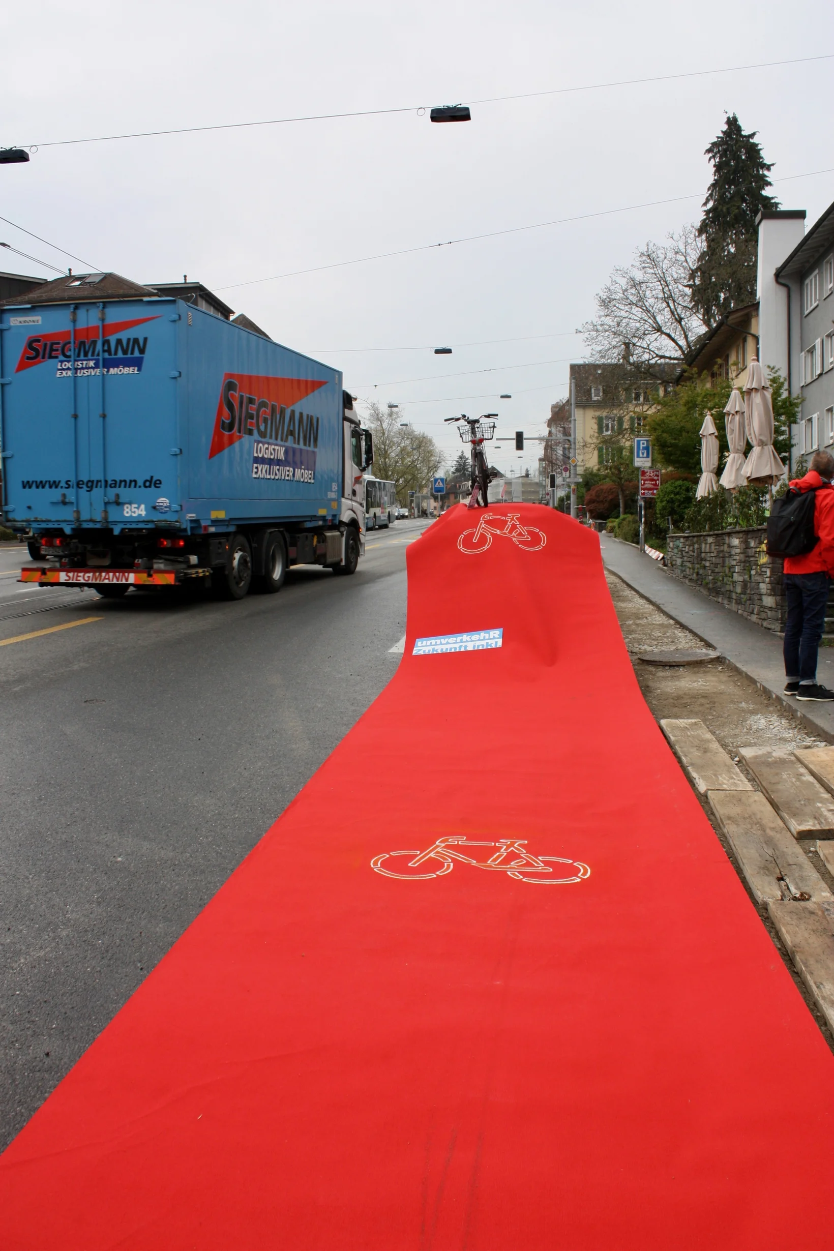 Foto der Lancierungsaktion in Zürich