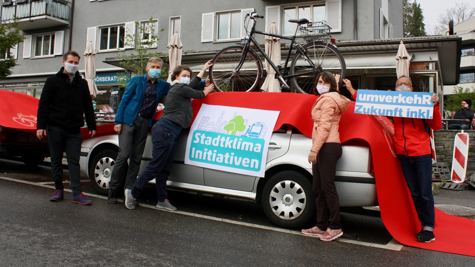 Foto der Lancierungsaktion in Zürich