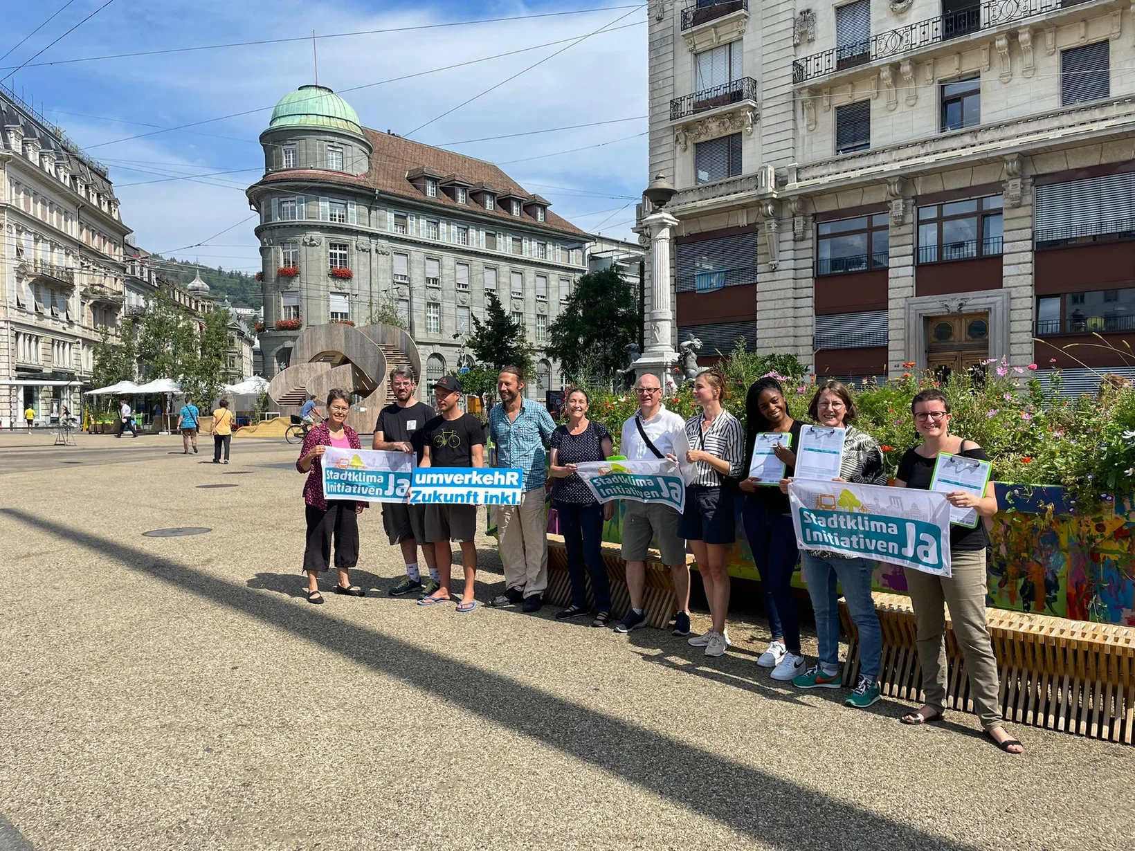 Lancierung Stadtklima-Initiative in Biel