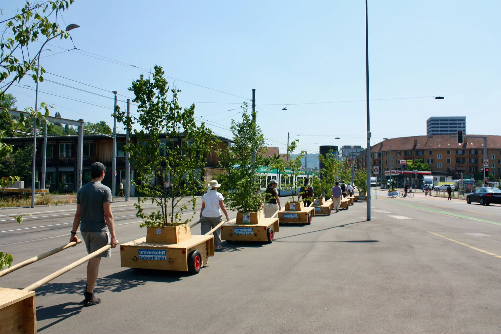 Wanderbaumparade Hardturmstrasse