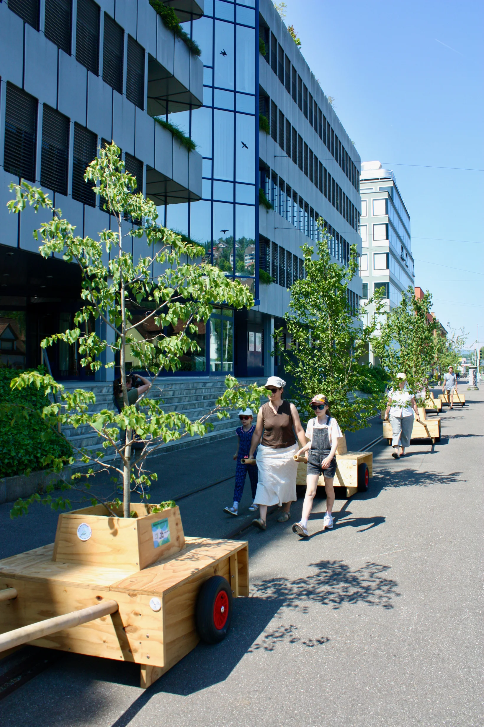 Wanderbaumparade Hardturmstrasse