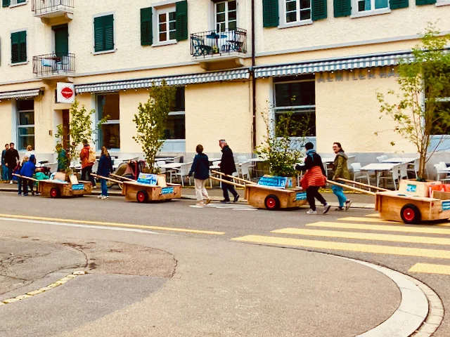 Wanderbaumallee von der Idastrasse an die Zentralstrasse