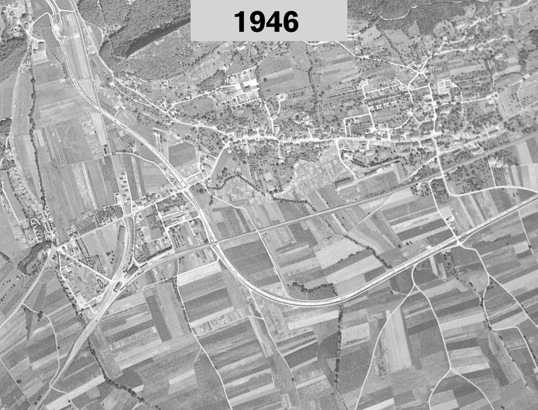Oftringen 1946 © swisstopo Oftringen 1946 © swisstopo
