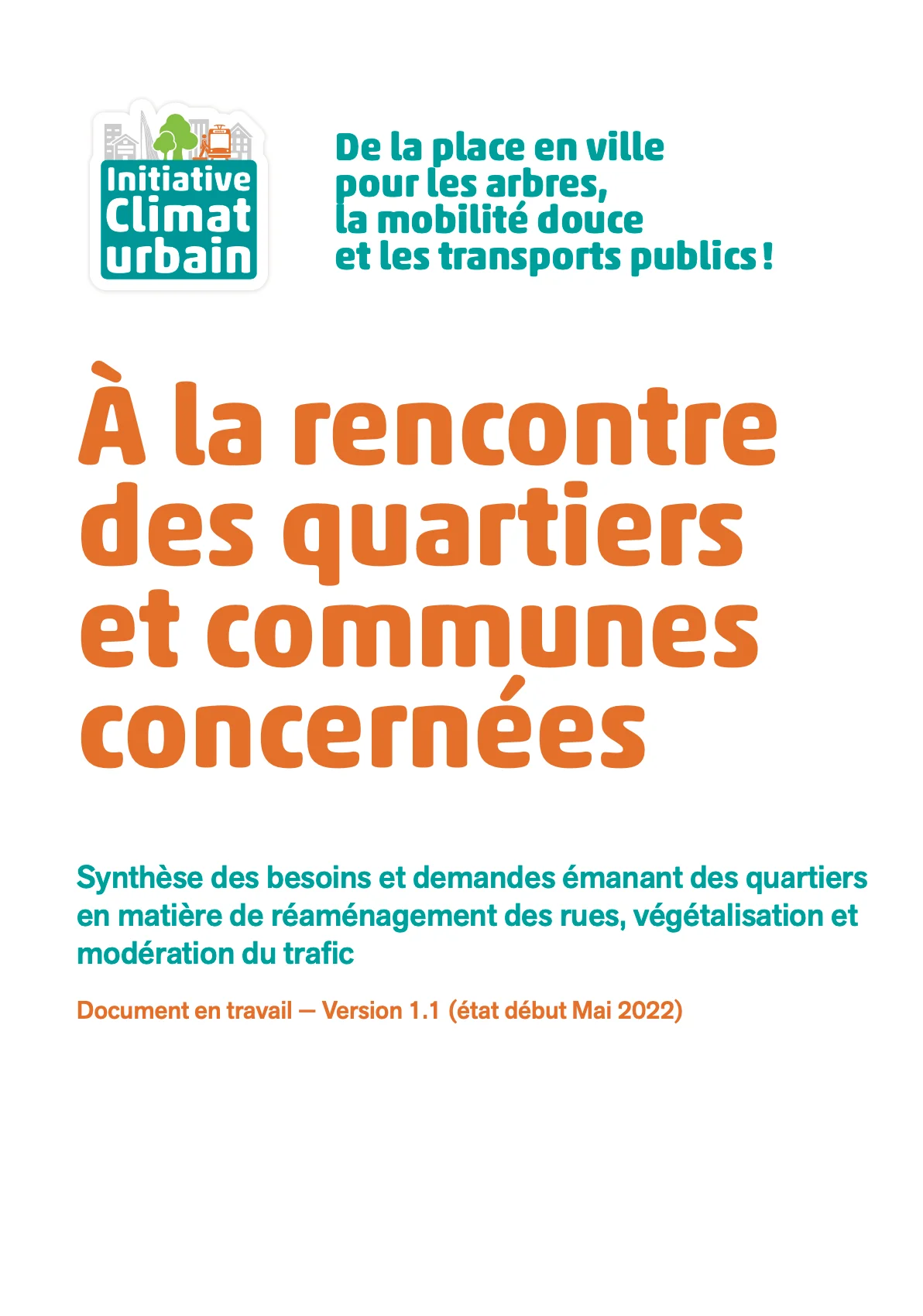 Climat Urbain - Quartiers