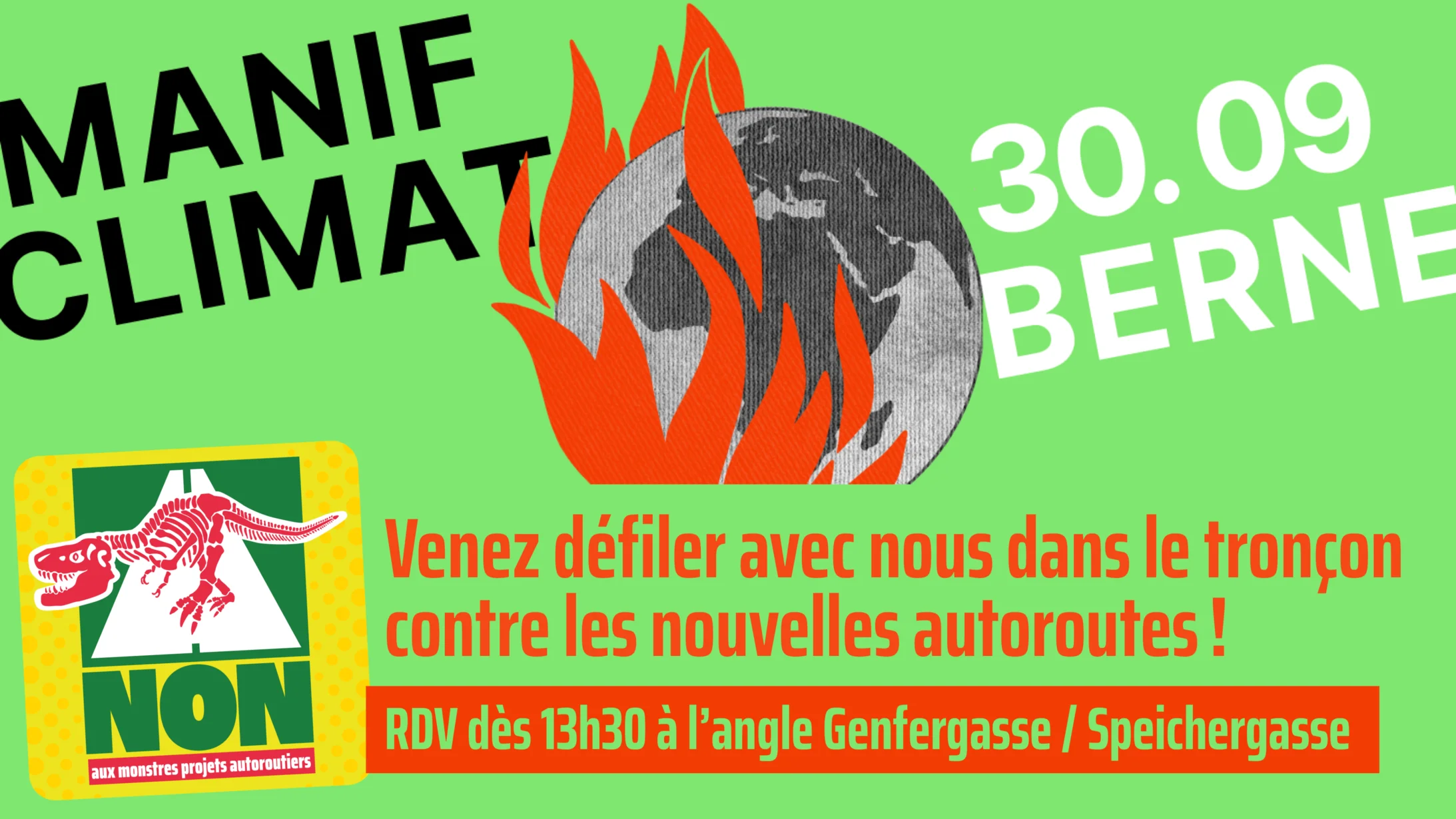 Manif Climat - rdv autoroutes