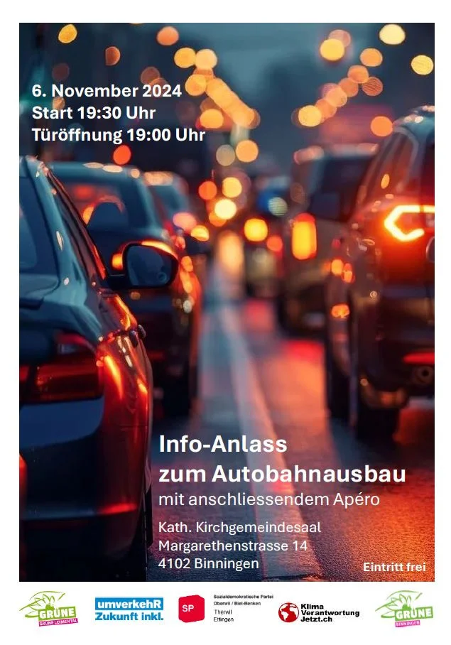 Info-Anlass zum Autobahnausbau